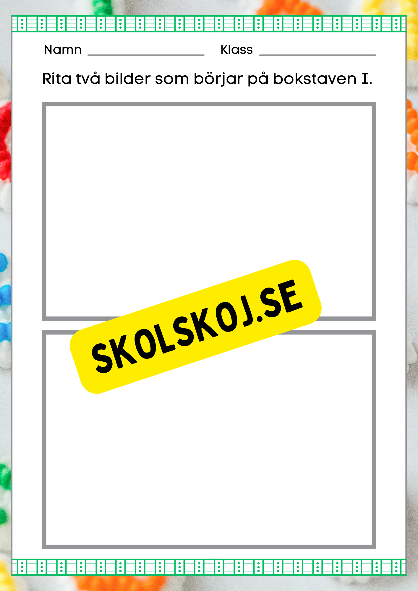 Veckans bokstav - Bokstaven Ii