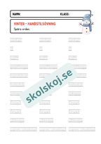Handstilsövningar - Häfte