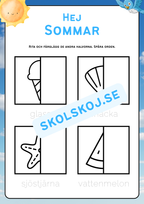 Hej sommar - Aktivitetsbok