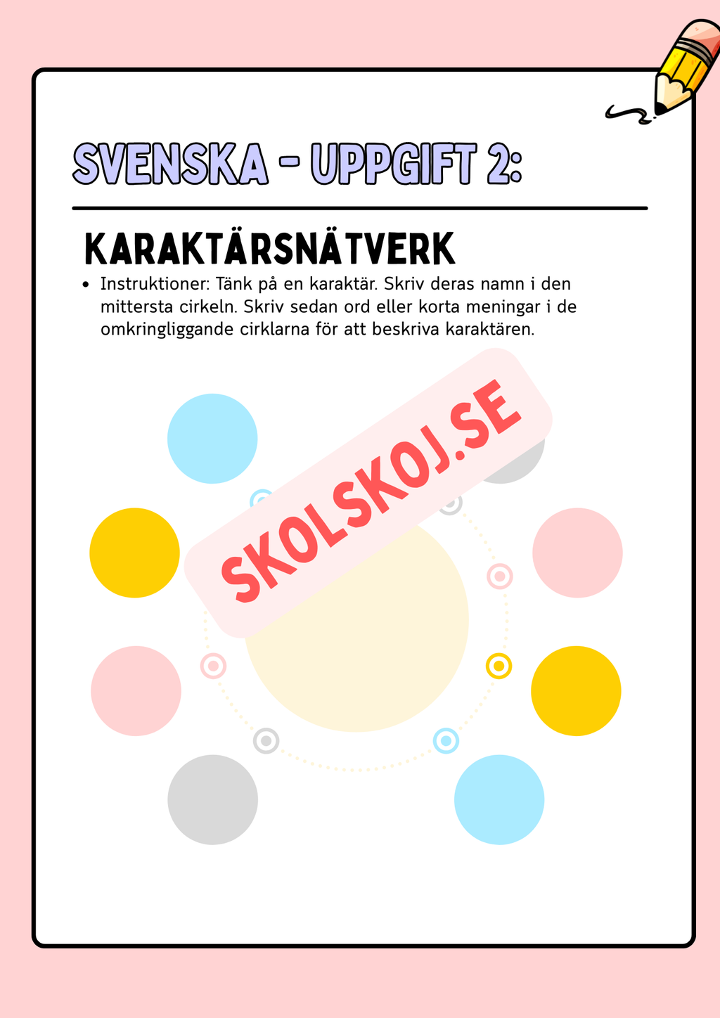 Extra uppgifter - När läraren är borta - Årskurs 3 - 5