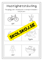 Resa och färd - Aktivitetsbok