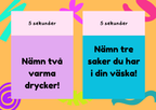 Nämn två, nämn tre! – Ett kul och färgsprakande quiz