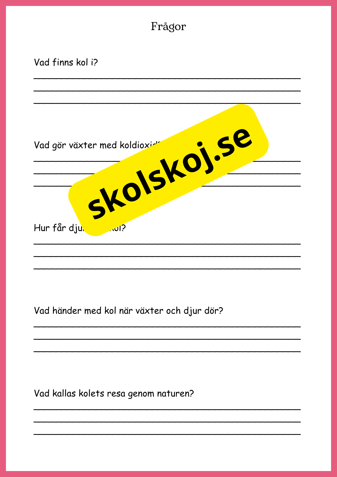 Ämnen överallt - Årskurs 4 - 6