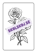 Blommor - Målarbok