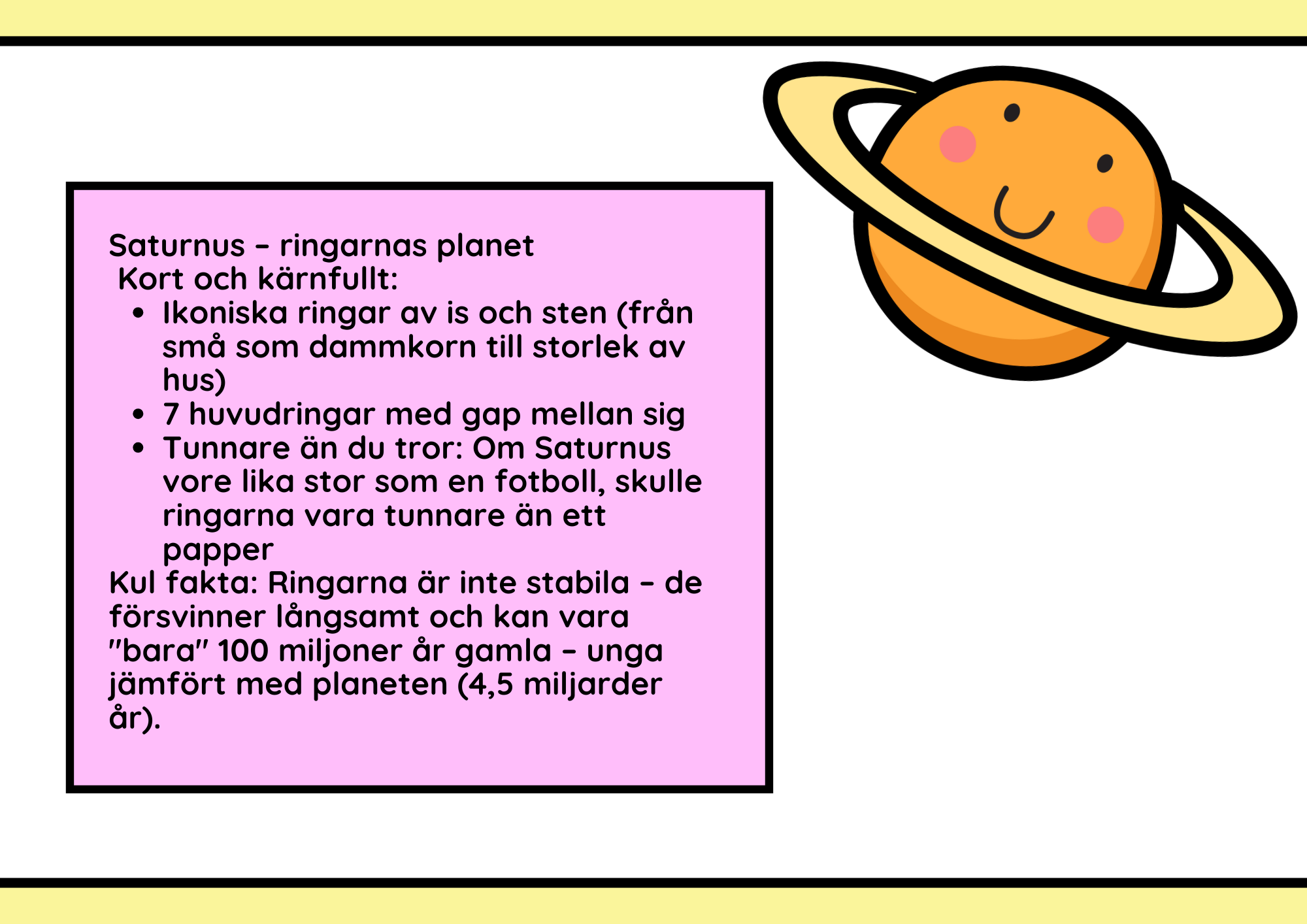 Fakta om solsystemet