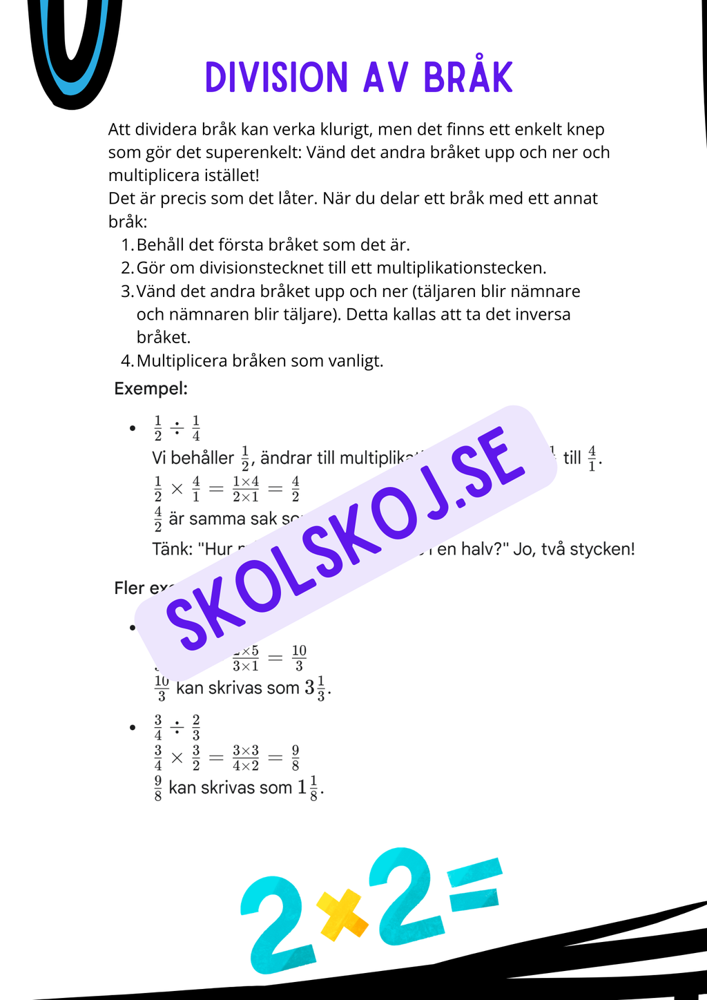 Mattemästaren - Taluppfattning och tals användning - Årskurs 7 - 9