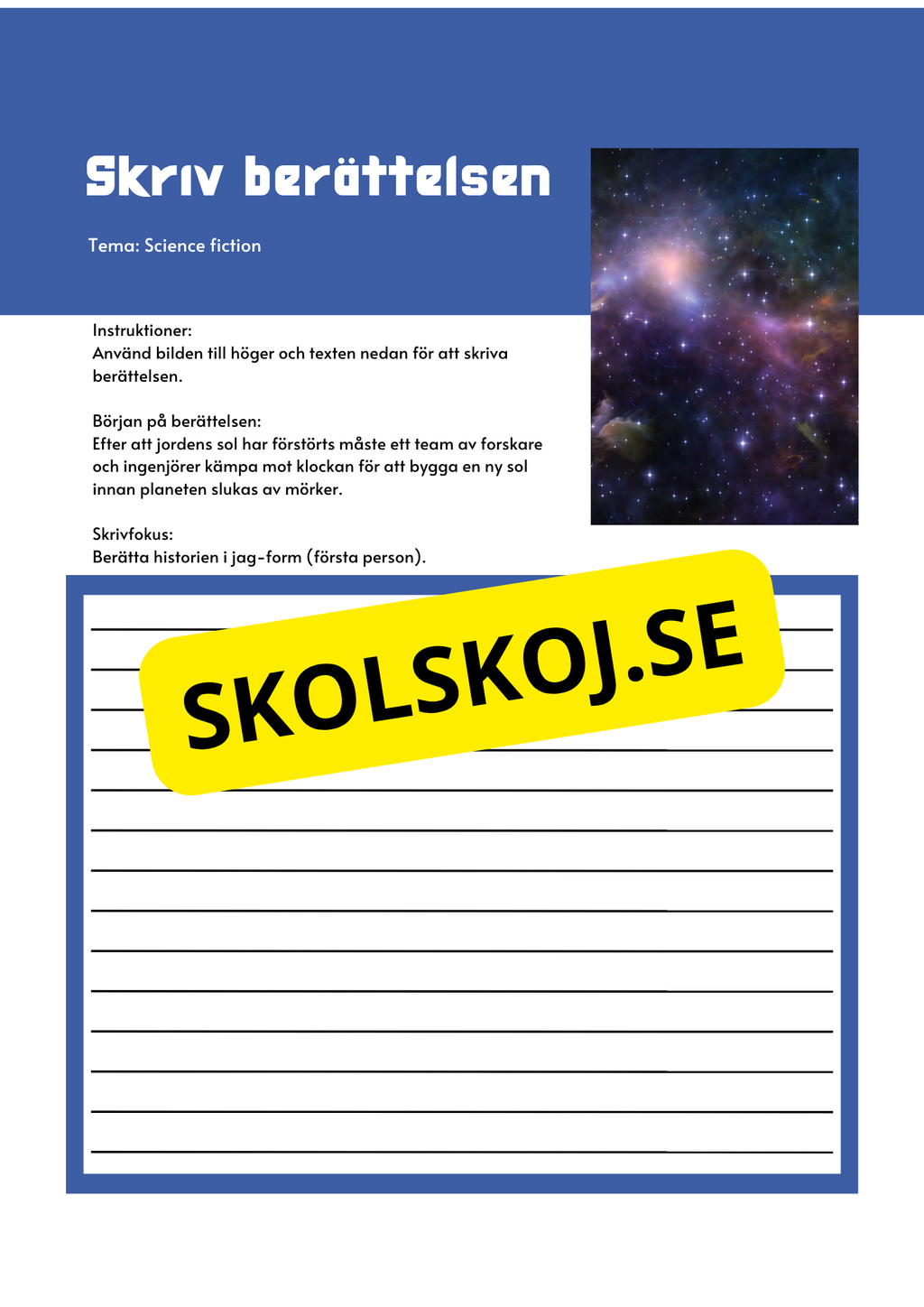 Skriv berättelsen - Häfte