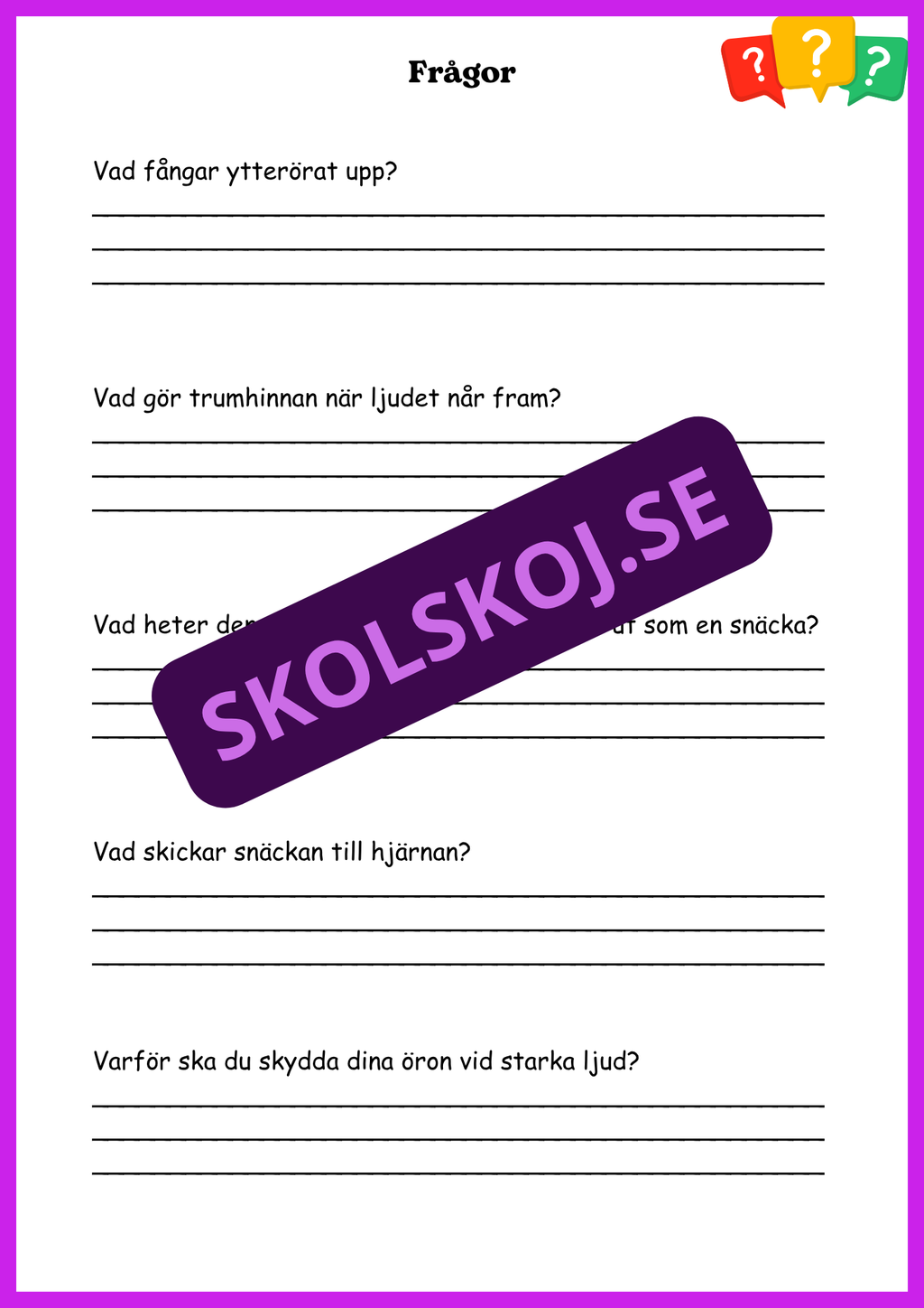 Ljud och ljus - En spännande upptäcktsresa - Årskurs 4 - 6