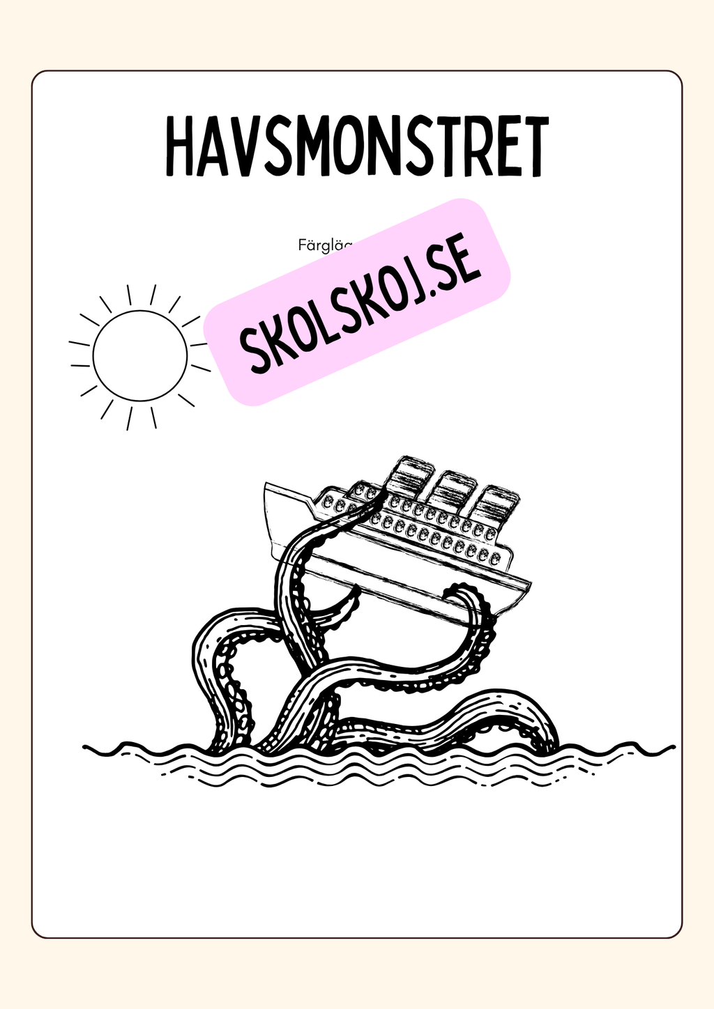 Havsmonstret - Kul och spännande fakta om havsmonstret och lite till