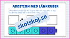 Addition med länkkuber - Enkel addition