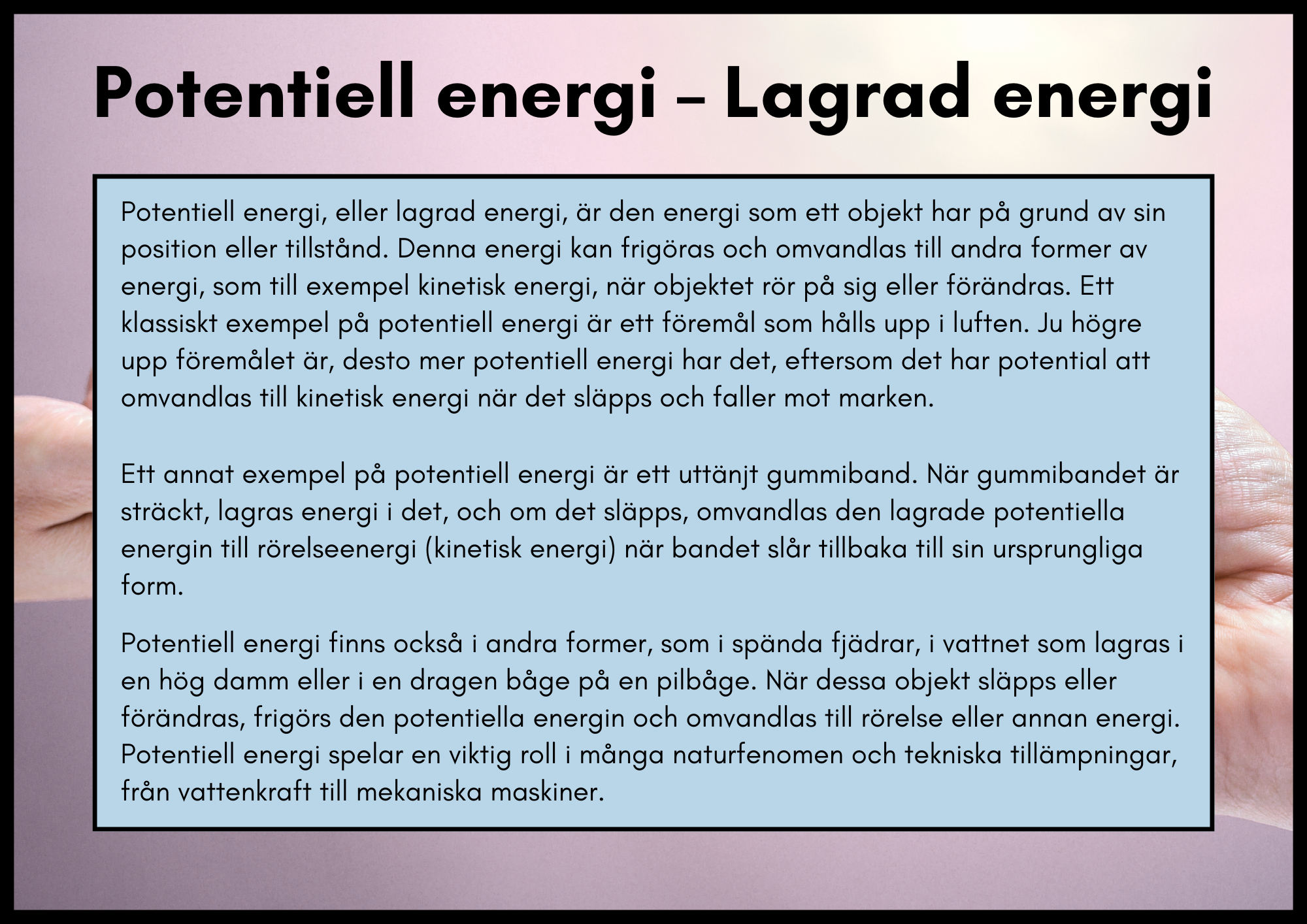 Typer av energi - Häfte - Åk 4 - 6