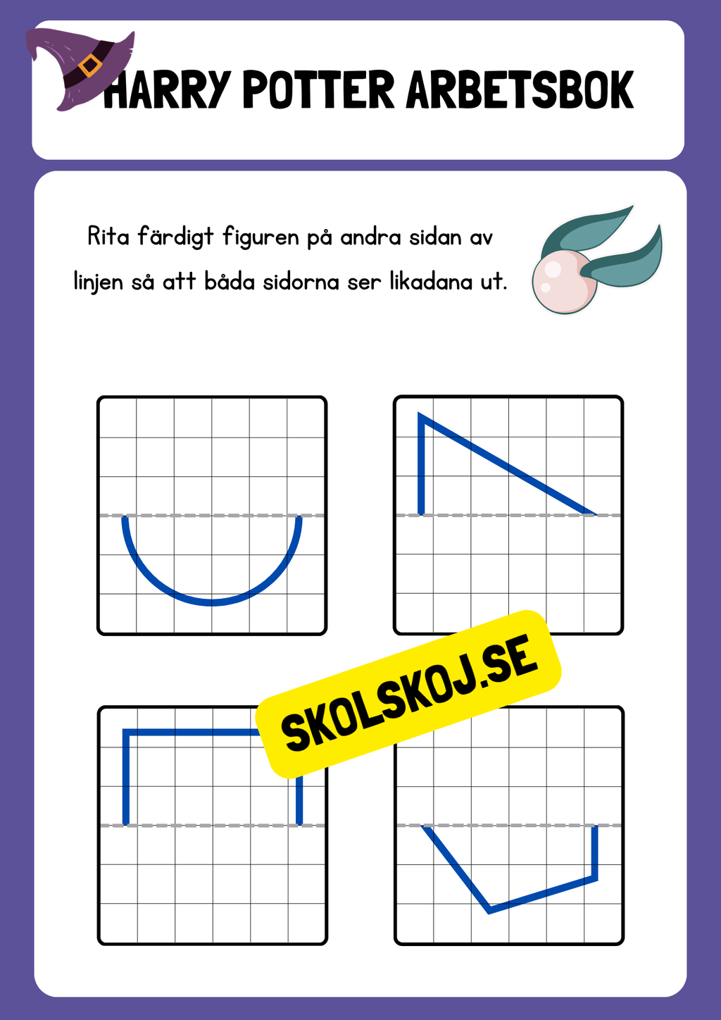 Harry potter - Arbetsbok (21 s) - Fk - Åk 2