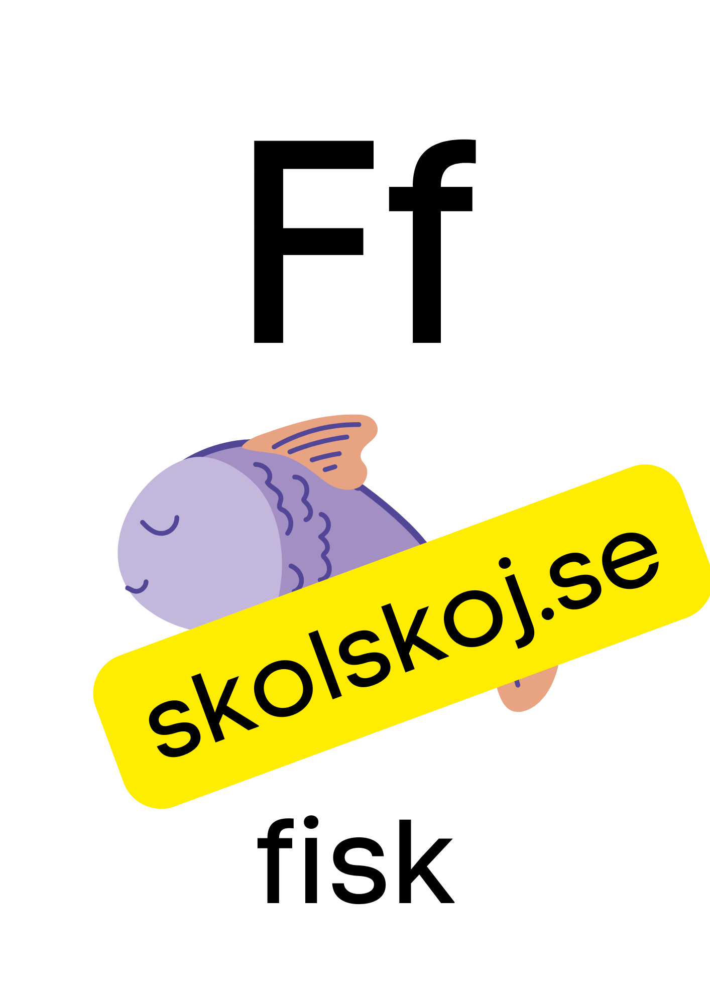 ABC flashkort - Hela alfabetet