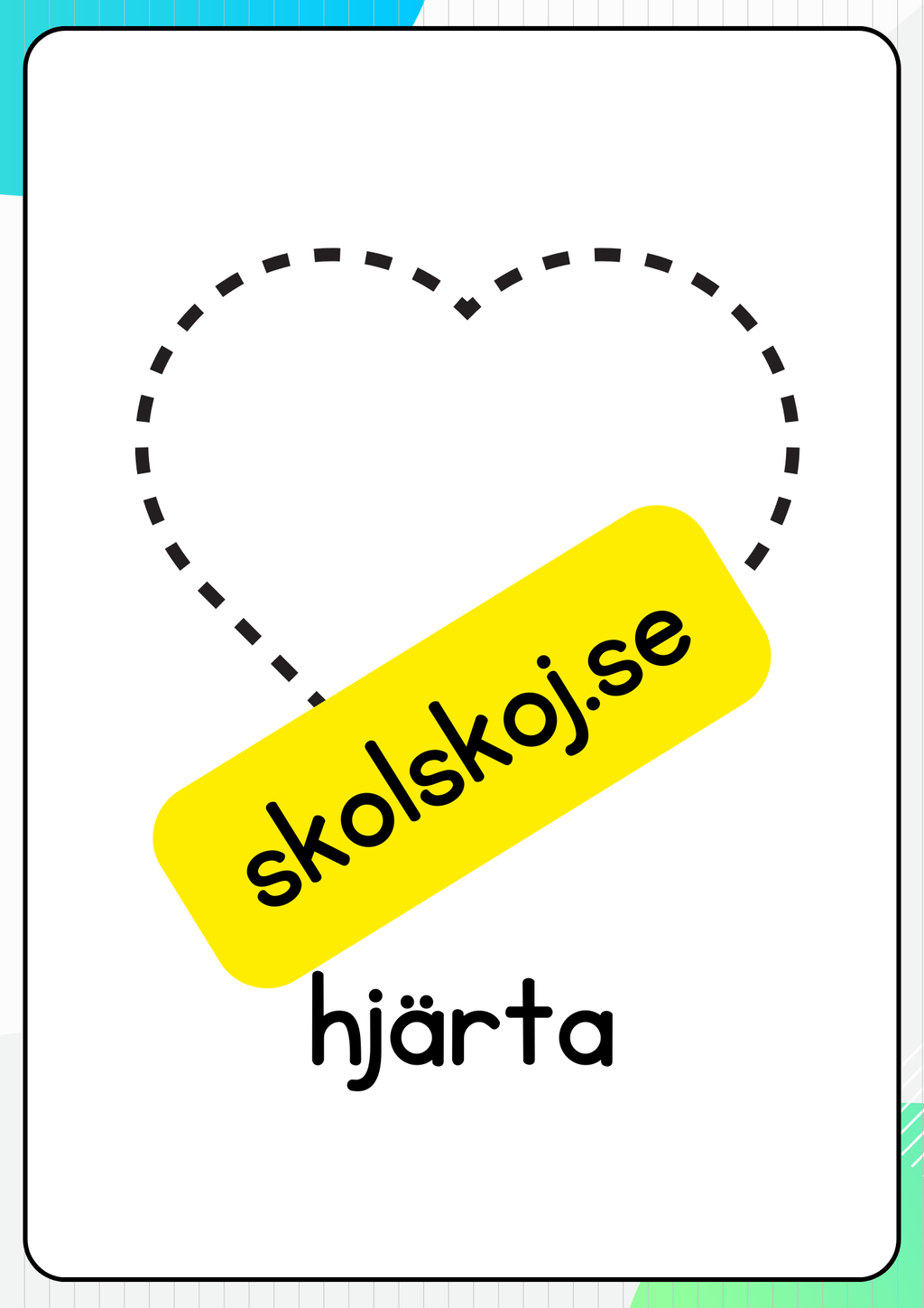 Former - Spåra och färglägg