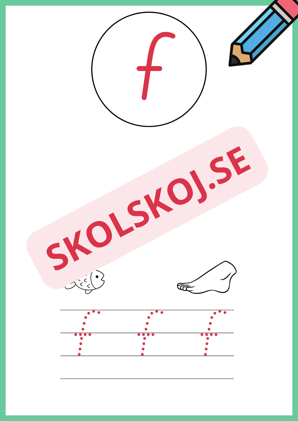 Jag lär mig alfabetet - Hela alfabetet