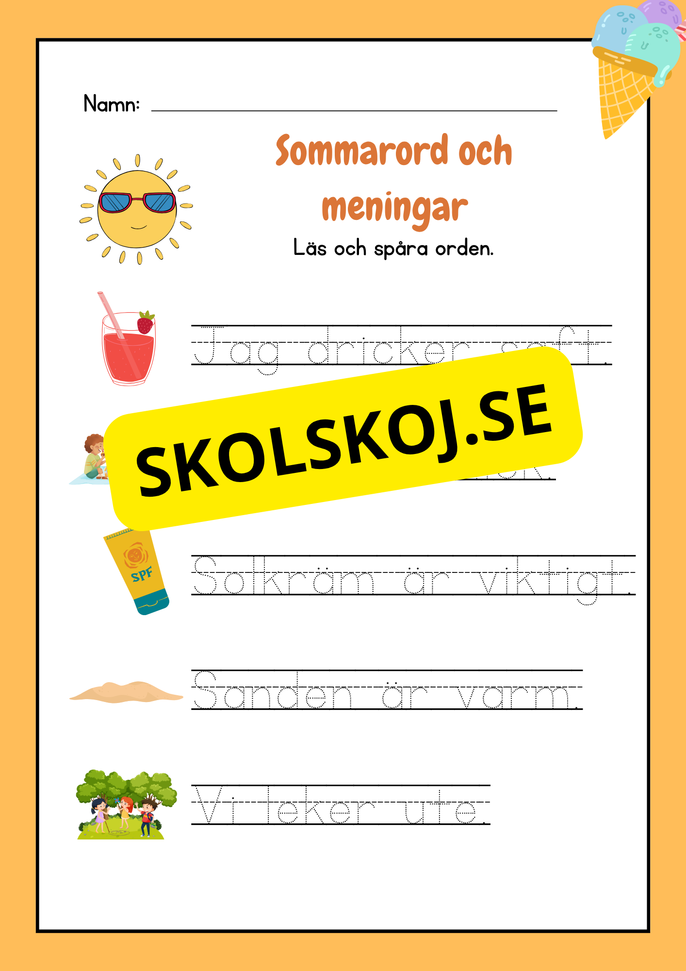 Sommarord och meningar