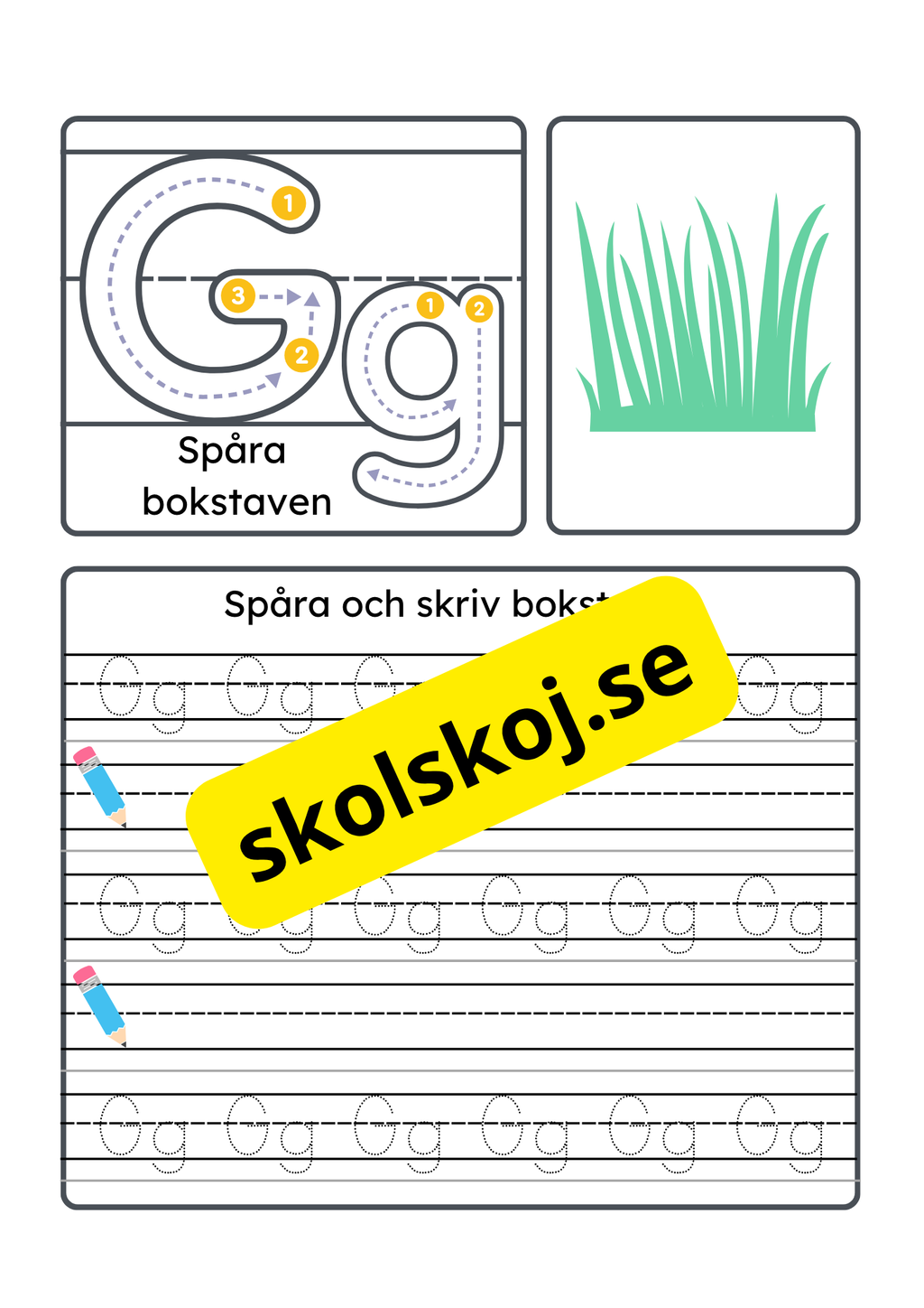 Vi lär oss alfabetet - Hela alfabetet