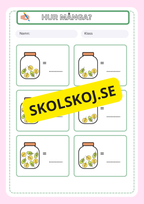 Hur många - Fsk - Årskurs 1