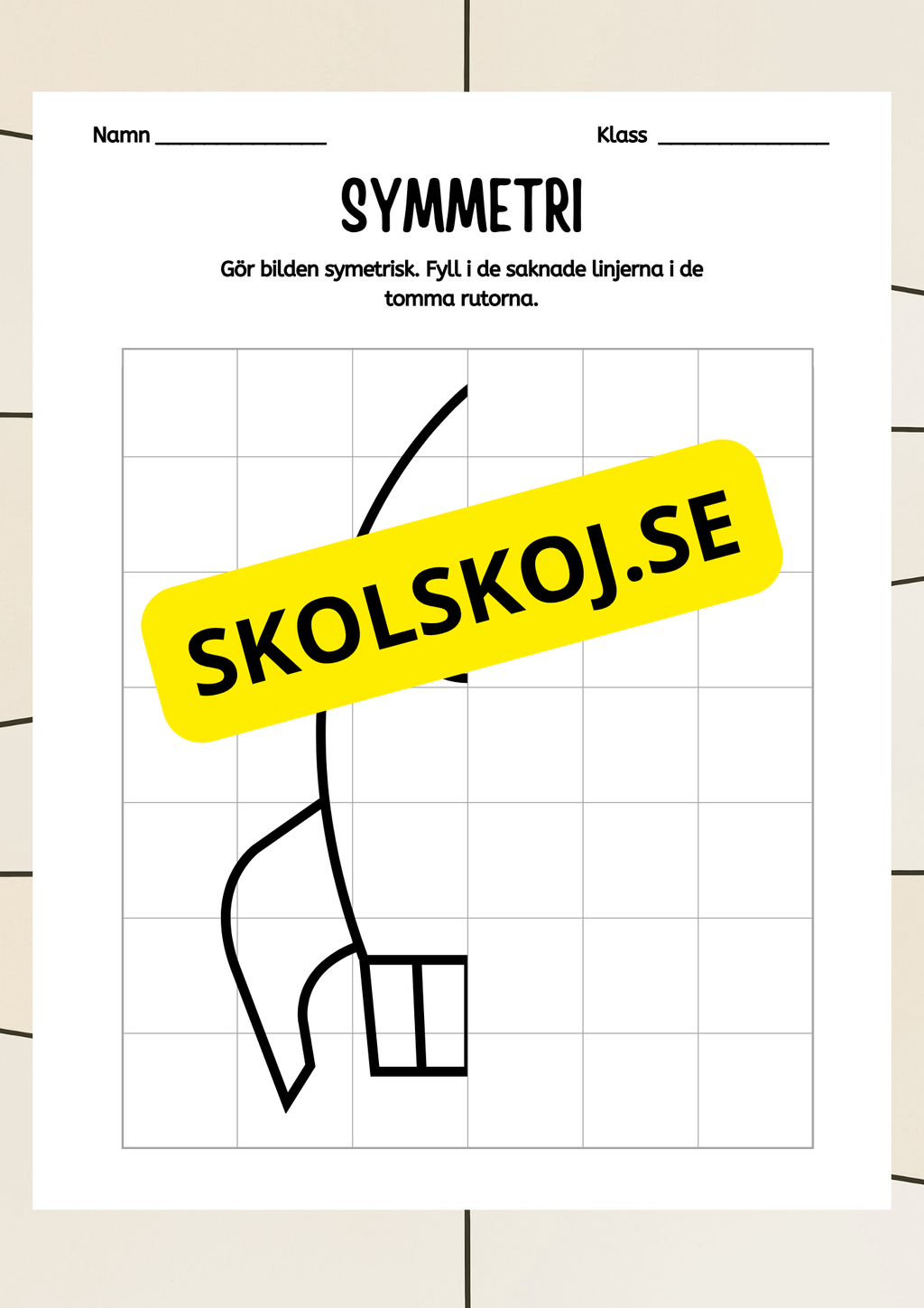 Symmetri - Blandade uppgifter