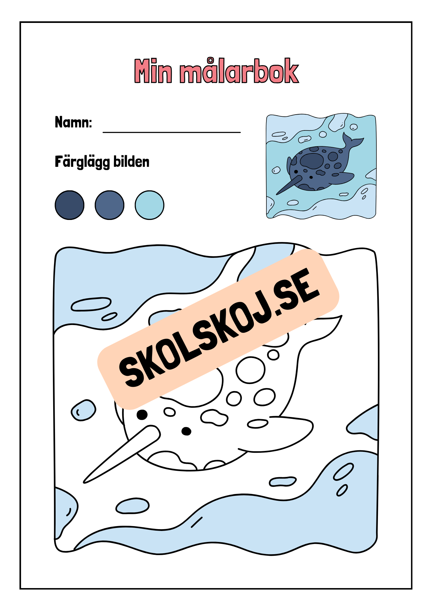 Min målarbok - Häfte