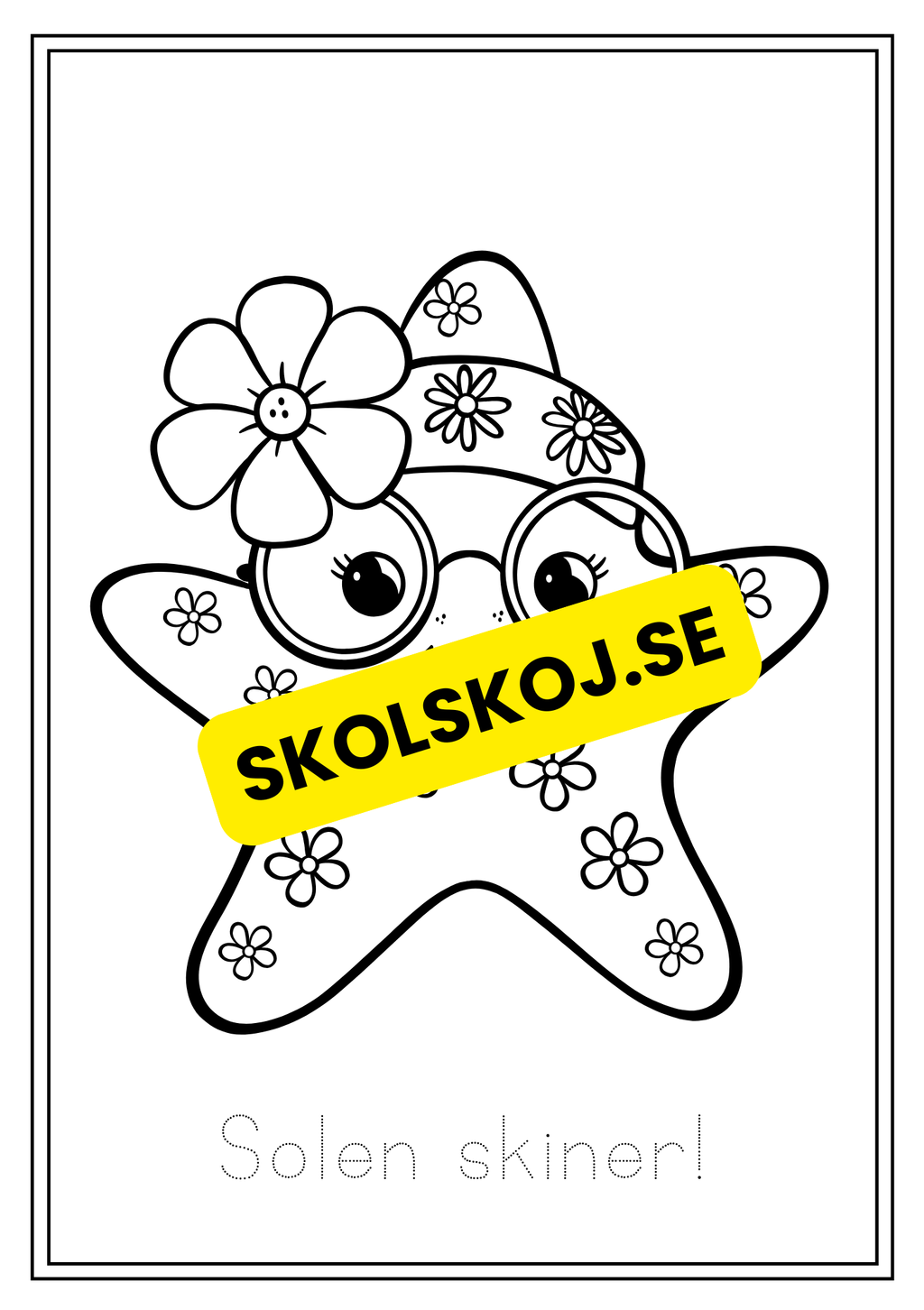 Sommar - Målarbok