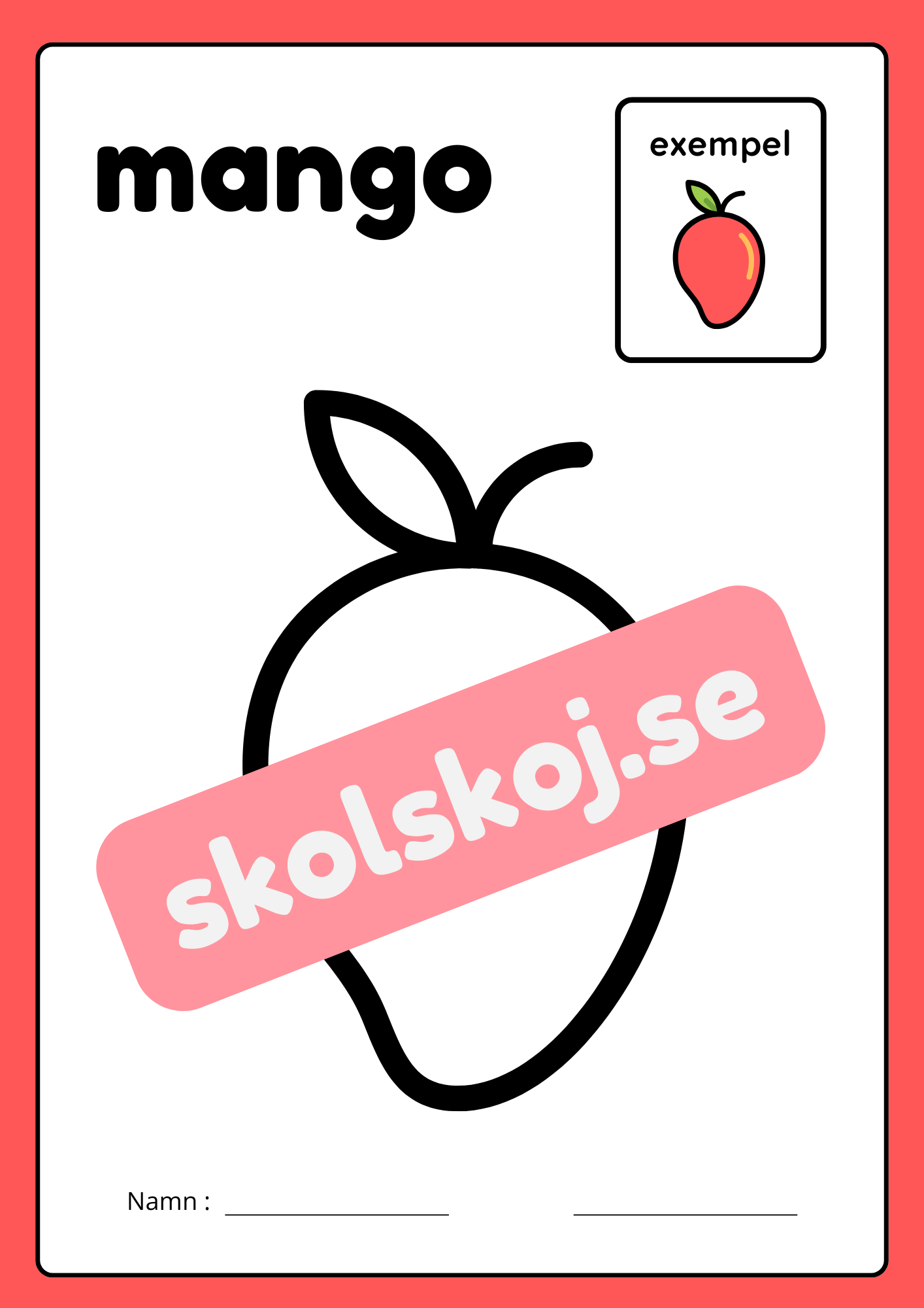Fruktigt färgäventyr