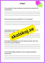 Industriella revolutionen - Hur världen formades - Åk 7 - 9