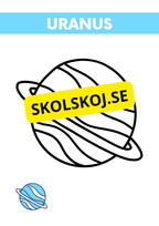 Solsystemet - Akvarellmålning