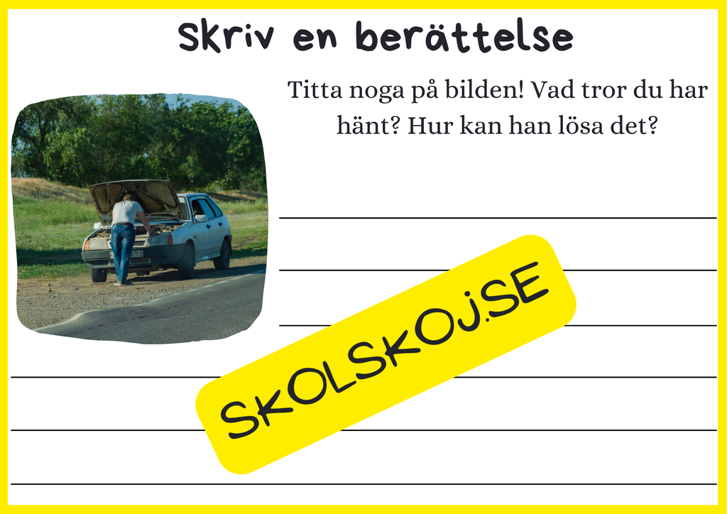 Skriv en berättelse - Skriv till bilden