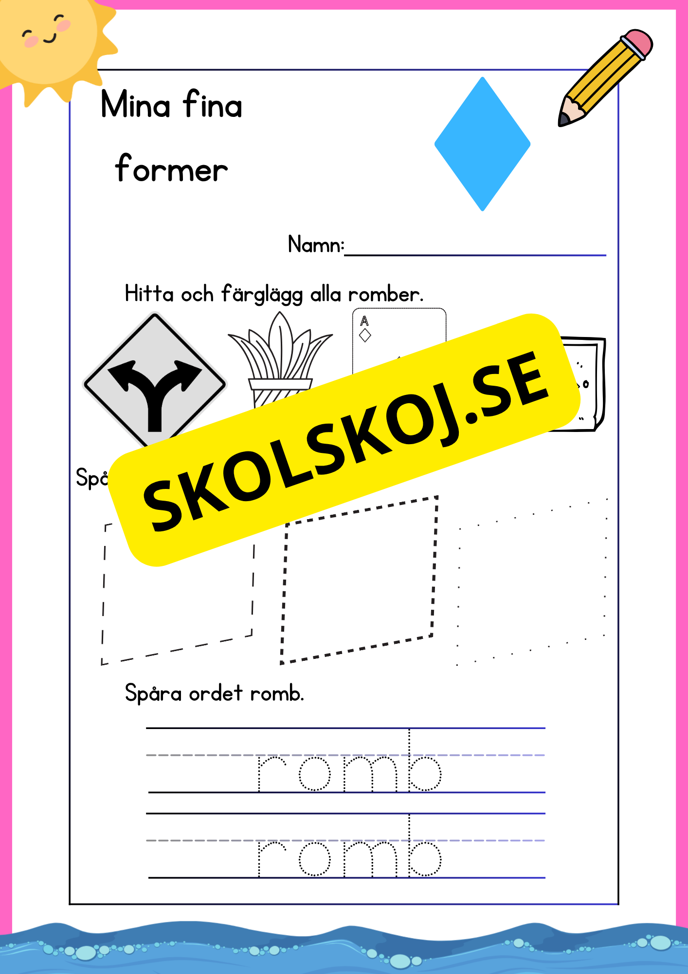 Mina fina former - Fk - Åk 3