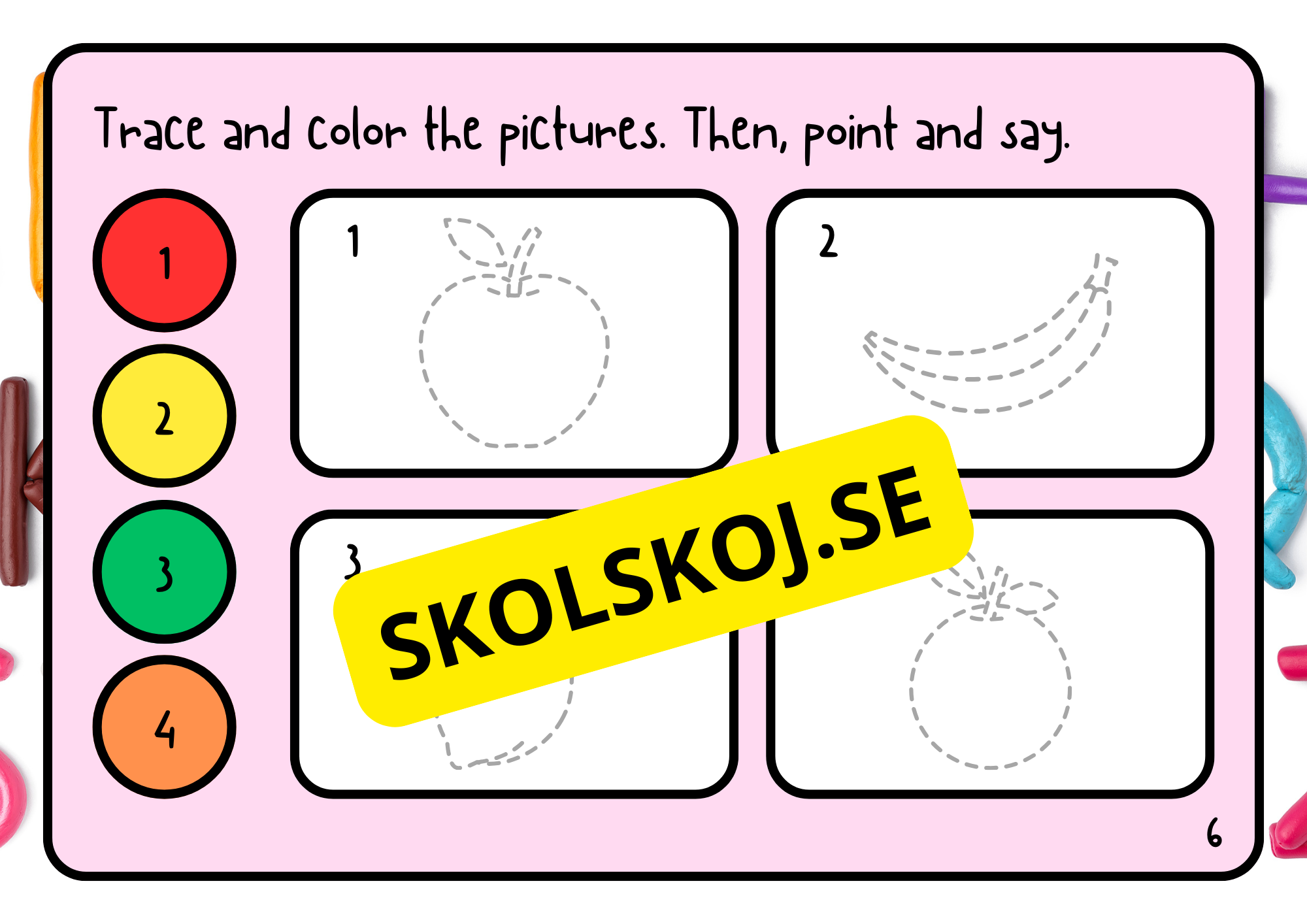 Learn the colors - Activity book