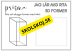 Jag lär mig rita 3D former