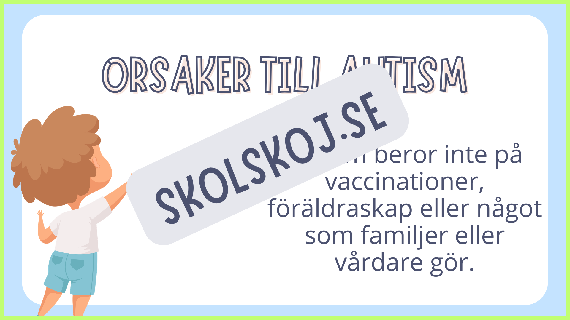 Vad är autism - Presentation