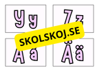 Bokstavskort - Hela alfabetet