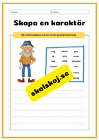 Skapa en karaktär