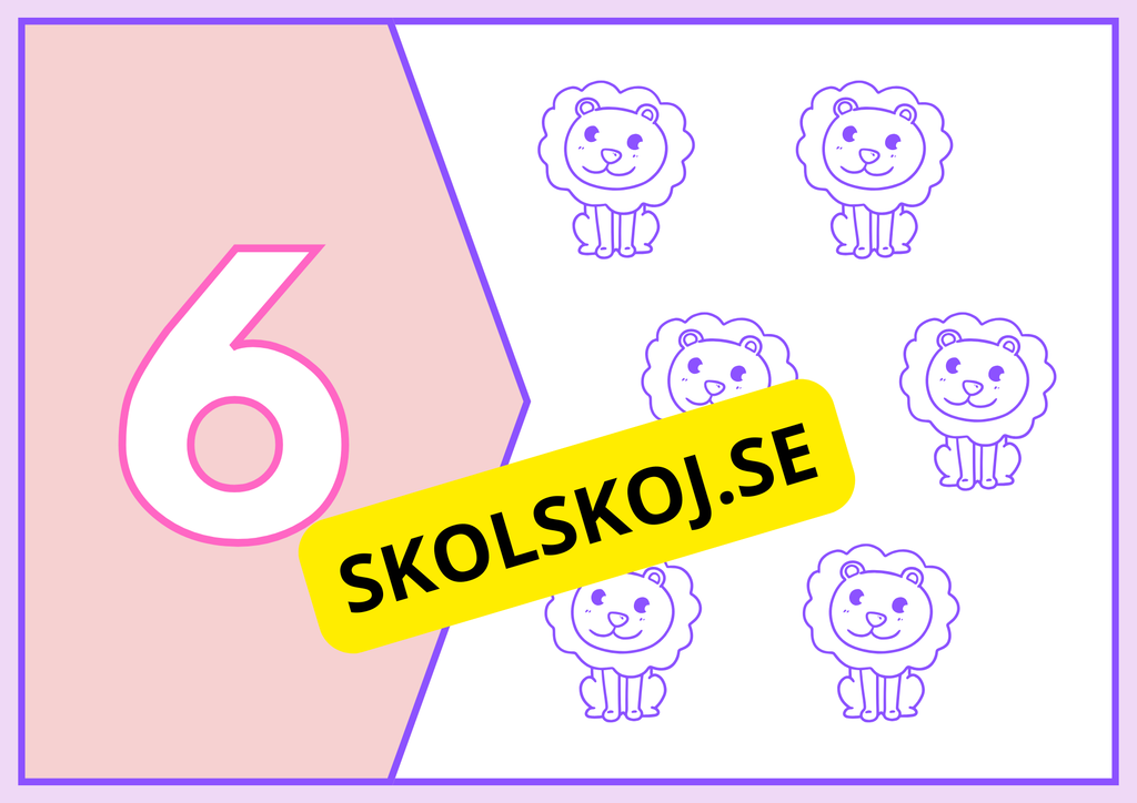 Sifferpussel - A3 format