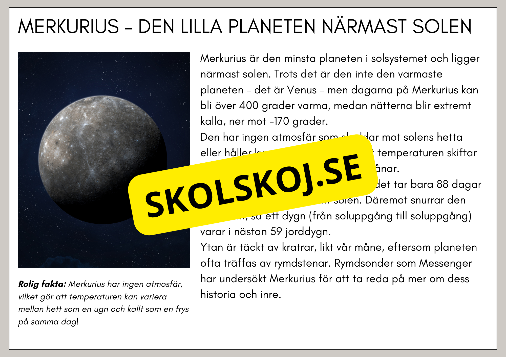Upptäck solsystemet och skapa din egen planet