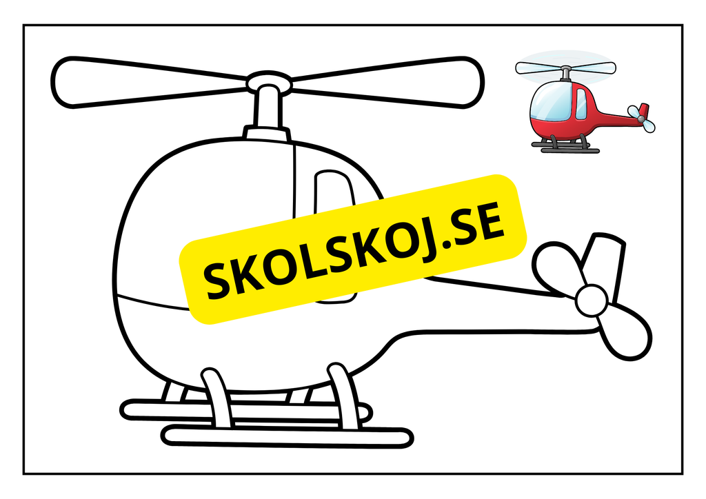 Fordon - Målarbok