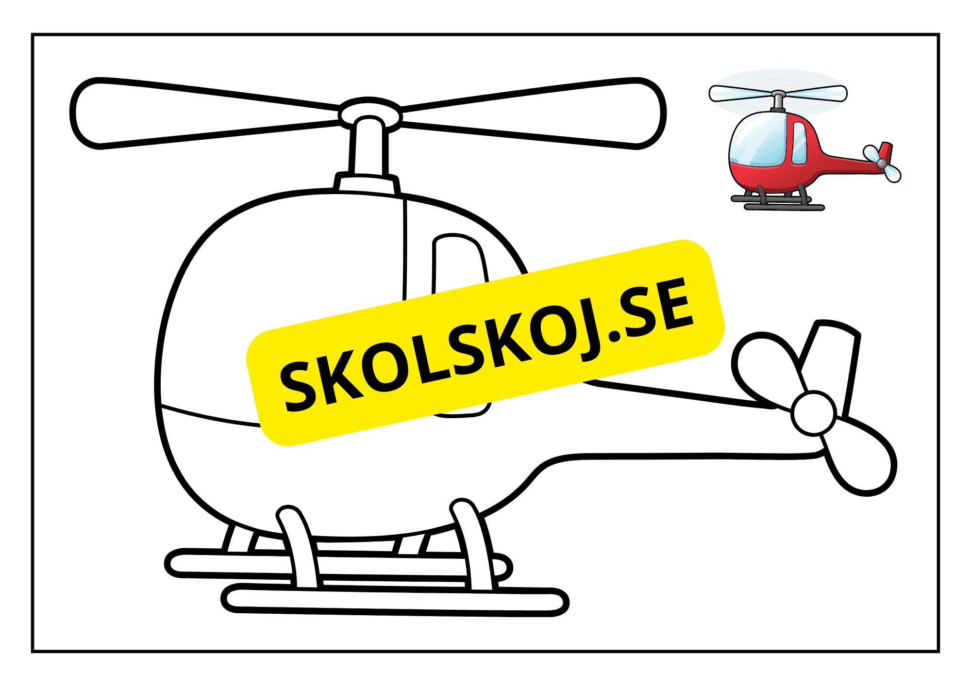 Fordon - Målarbok