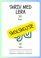 Skriv med lera - Siffror och tal - 1 - 20