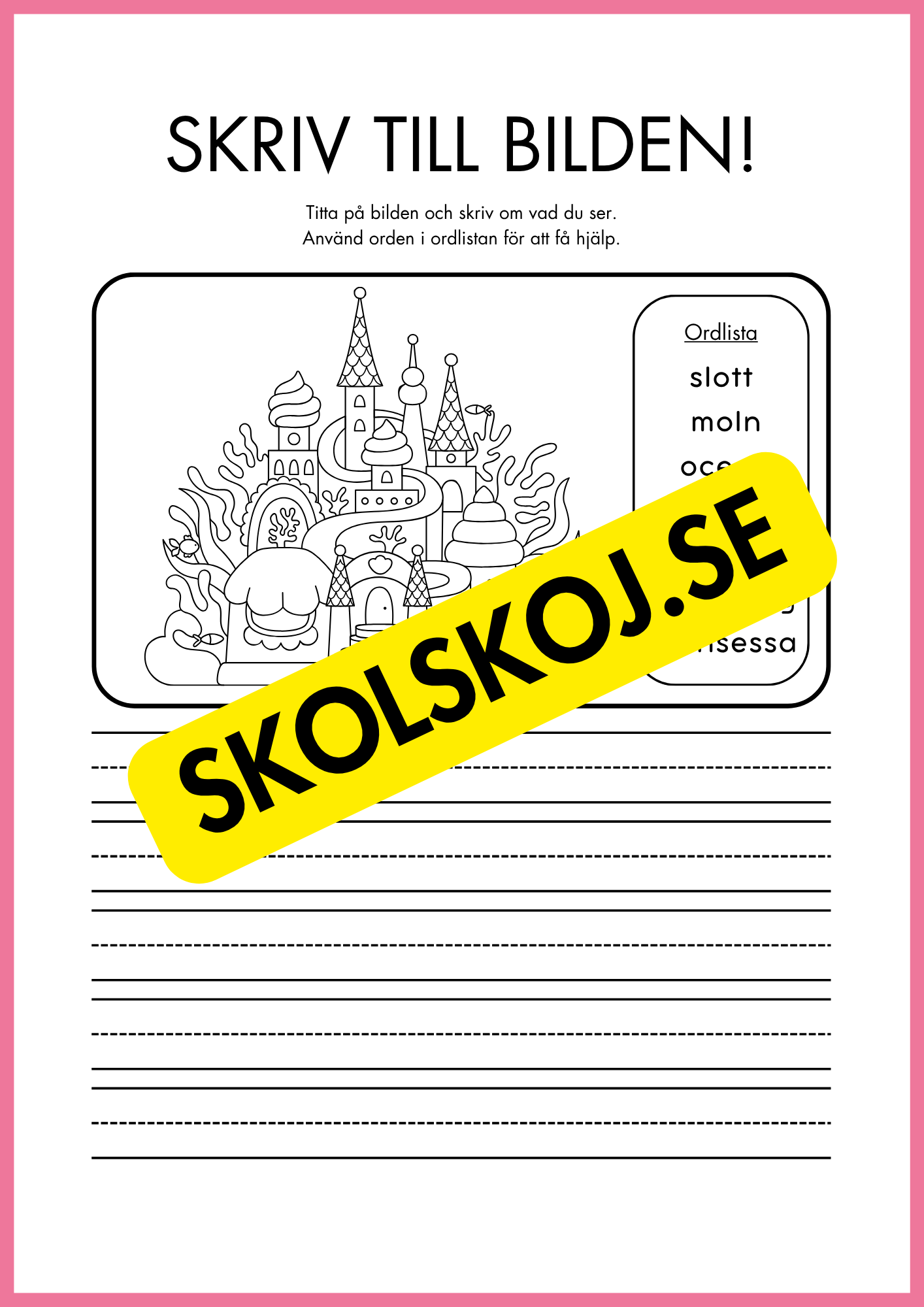 Skriv till bilden - 22 sidor
