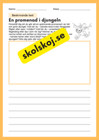 Beskrivande text - Tema promenader
