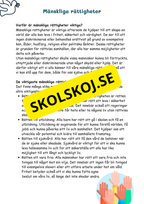 Att vara sig själv: Dina rättigheter och ansvar - Årskurs 4 - 6