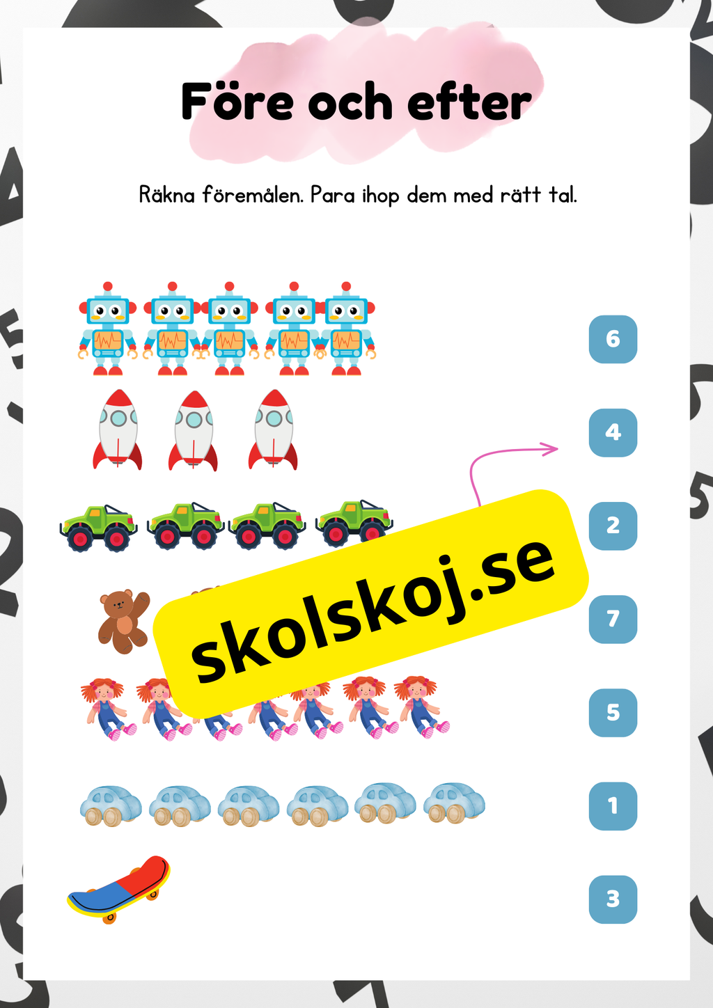 Jag lär mig räkna - 1- 10