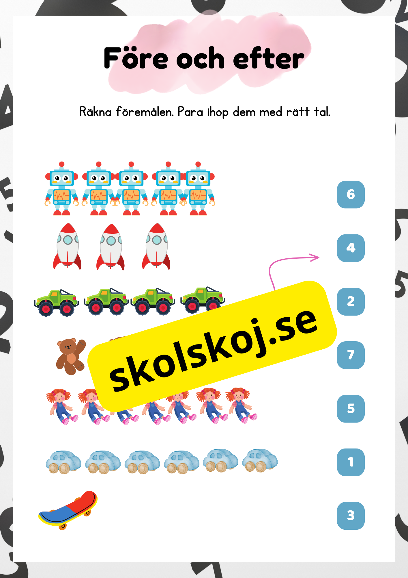 Jag lär mig räkna - 1- 10