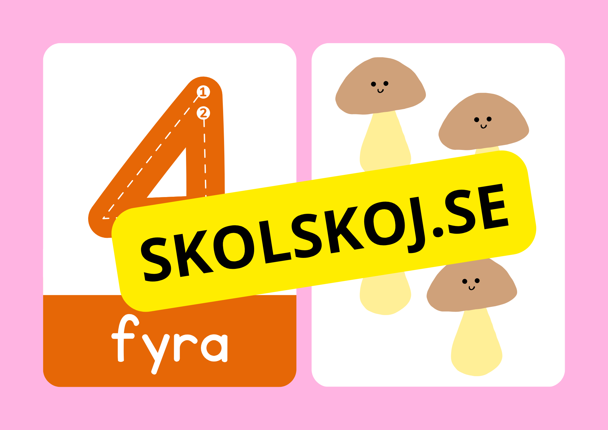Väggsiffror - 1 - 10