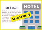 Olika sorters hus - Samhällskunskap åk 1 - 3