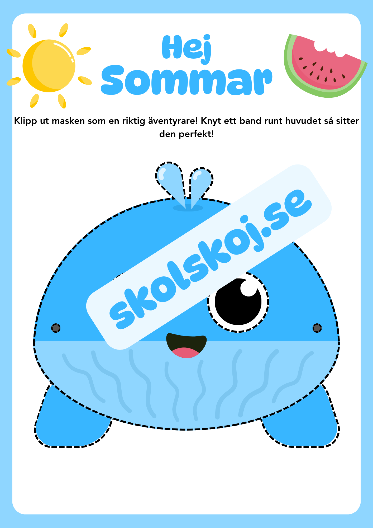 Hej sommar - Sju olika masker
