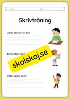 Häfte - Skrivträning