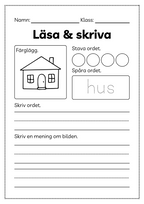 Läsa och skriva - Häfte